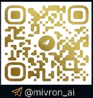QR код Telegram @mivron_ai
